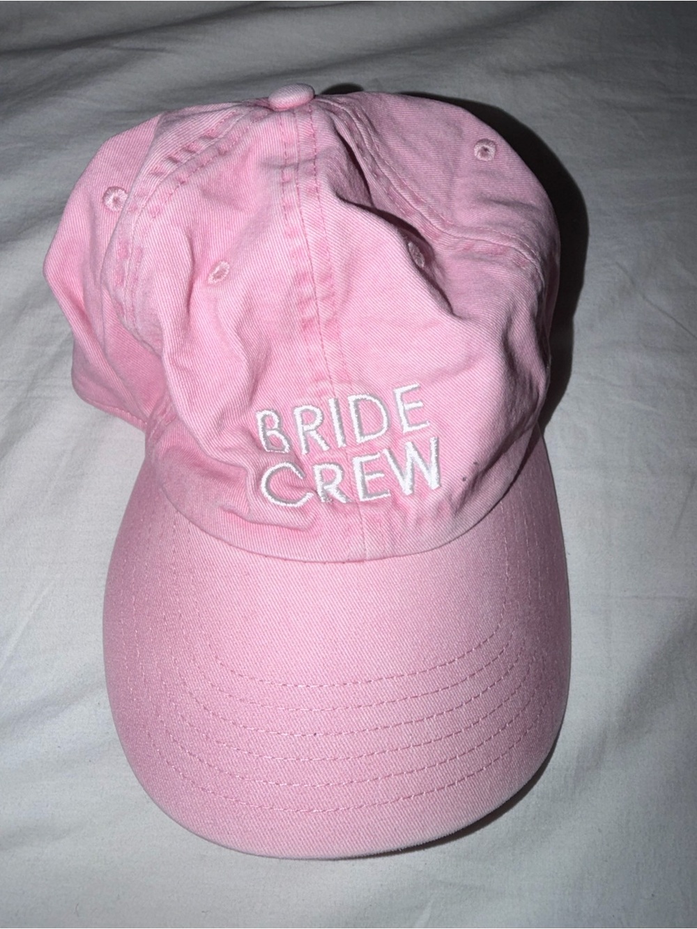 Bride Crew Pink Baseball Cap - Unbranded